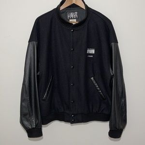 Vintage Wool and Leather Varsity Jacket